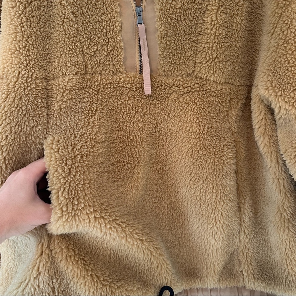 VARLEY Appleton Half-Zip Pullover Sherpa/Fleece/Mustard Gold/ Tan - Picture 8 of 11